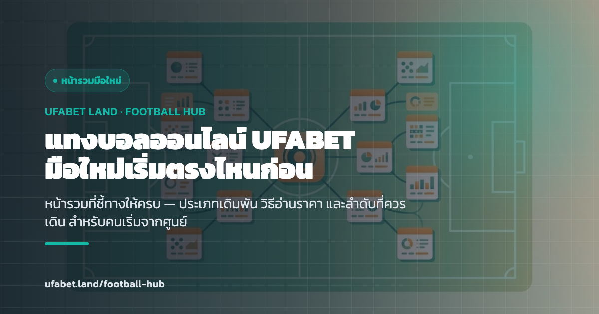 แผนที่หน้ารวมแทงบอลออนไลน์สำหรับมือใหม่ ufabet.land